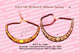 Best Gold Pasting Pola Necklace with Tops Design Number 2.